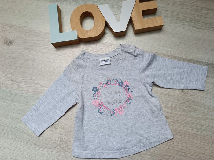 T shirt manches longues 3 mois