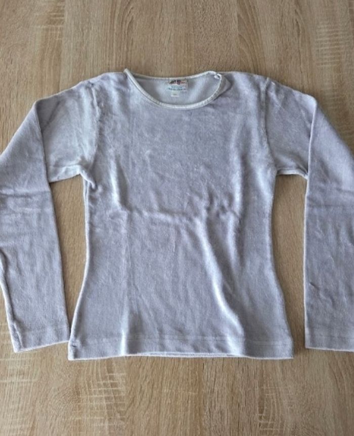 T-shirt doux gris - taille 8 ans -kids graffiti