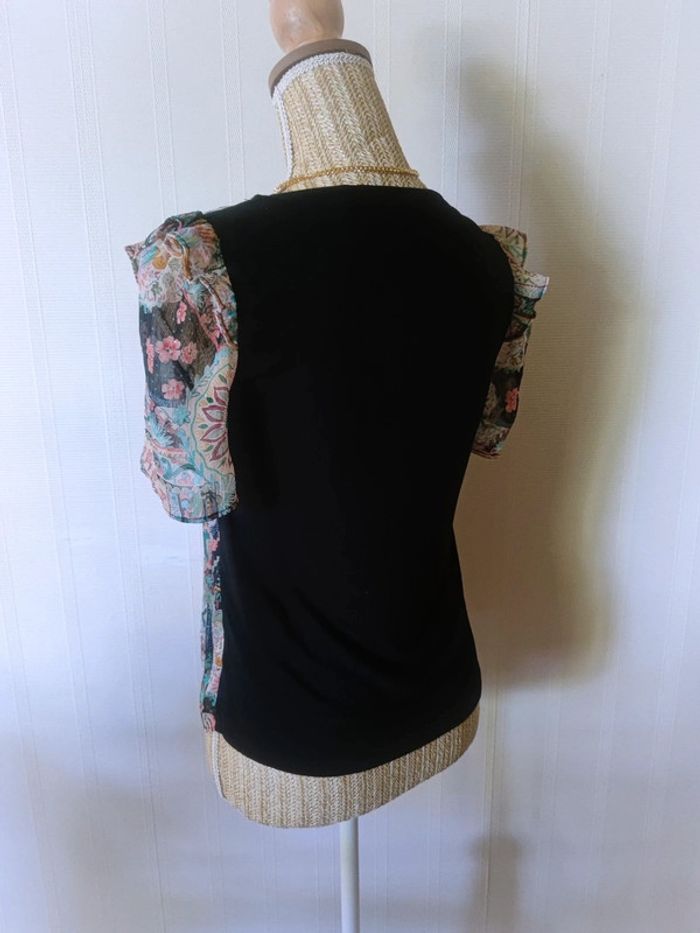 T-shirt imprimé taille S/36 🌸 Naf Naf - photo numéro 6