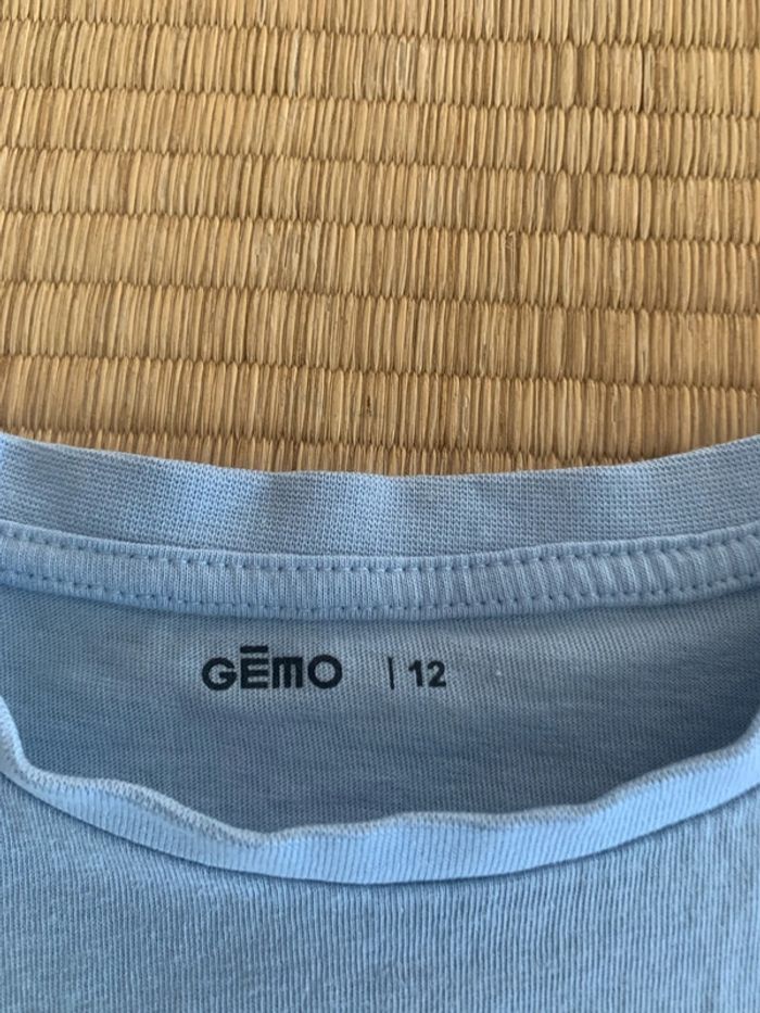 Lot de 2 t-shirt Gemo 12 ans - photo numéro 4