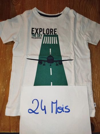 T-shirt manches courtes 24mois