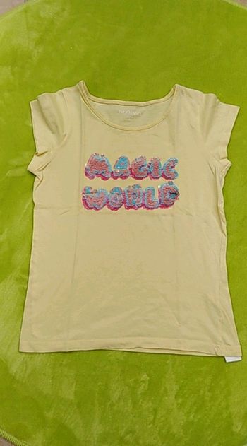 Tee shirt jaune In Extenso 10 ans