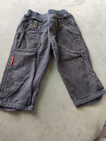 Pantalon velours gris catimini 18 mois