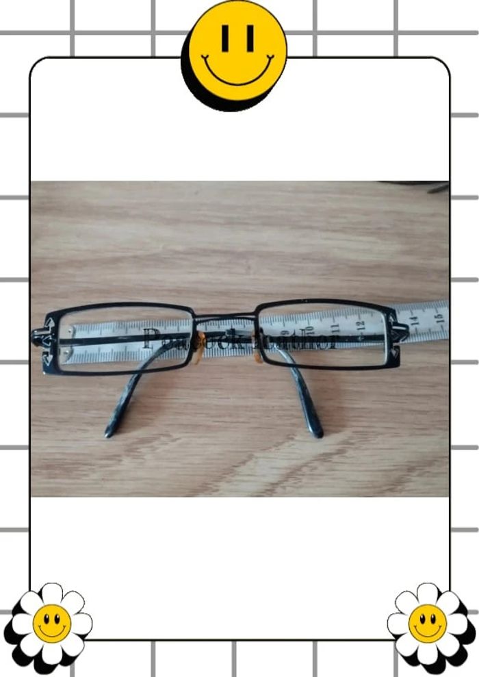 Monture de lunettes de vue noire - photo numéro 9
