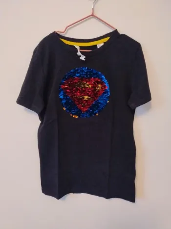 T-shirt garçon Spiderman/Superman 2en1 en 100% coton