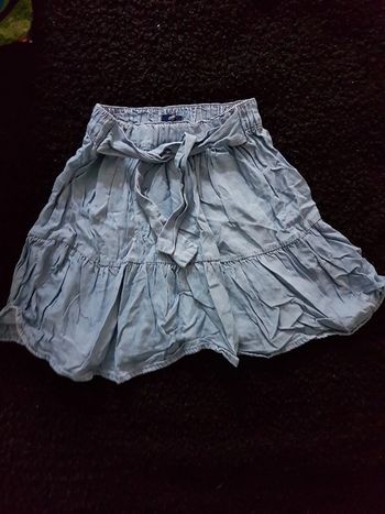 Jupe Okaidi bleu 10 ans