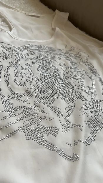 Débardeur long tête de lion L Promod