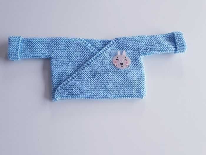 Brassière kimono bleue animal lapin - photo numéro 3