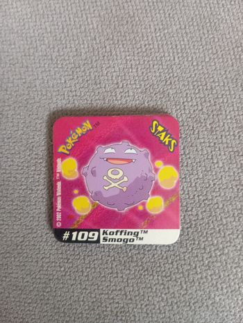 Magnet Pokémon Staks N°109 Smogo