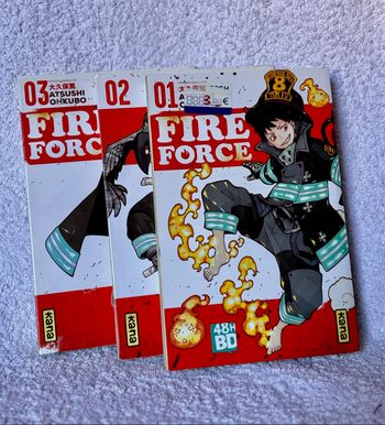 3 tomes Fire Force