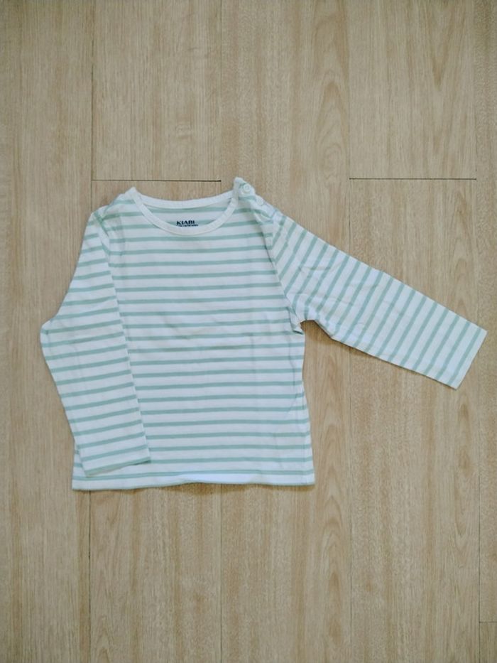 T-shirt manches longues rayé 2 ans