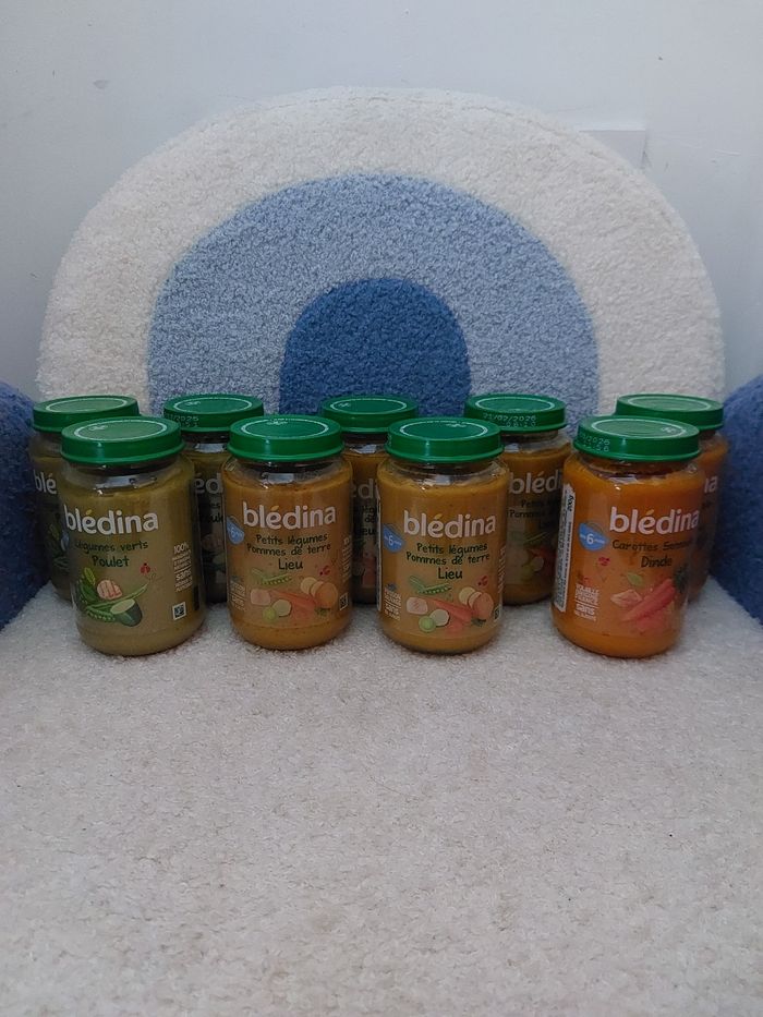 Lot de 9pots, Blédina, 200g