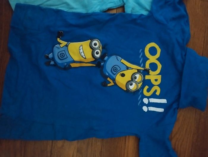Lot de deux t-shirt Minions - photo numéro 2