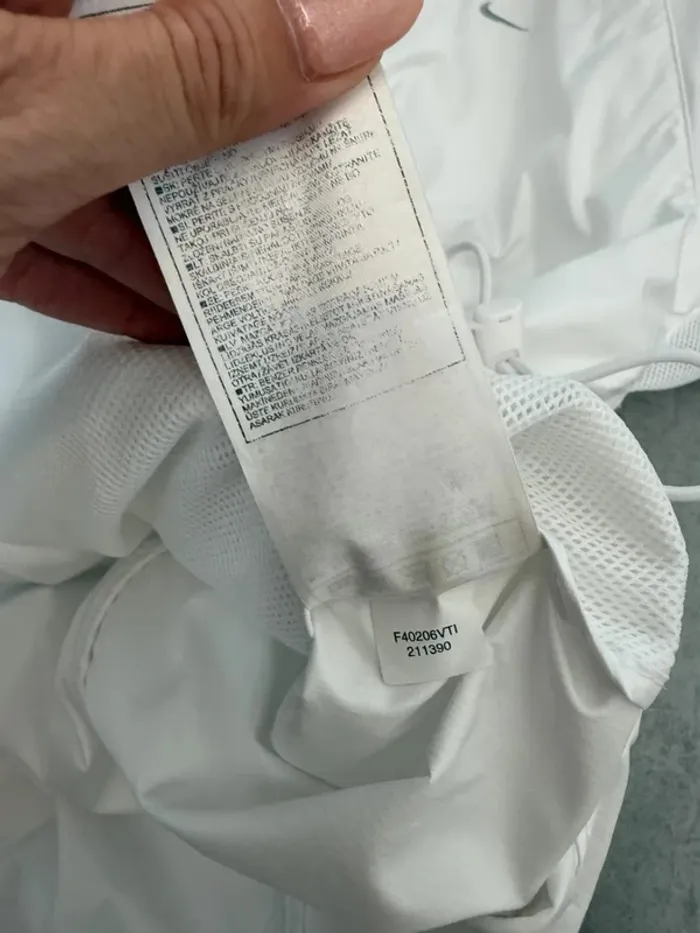 Veste de sport Nike Clima fit femme blanche logo brodé taille M - photo numéro 14
