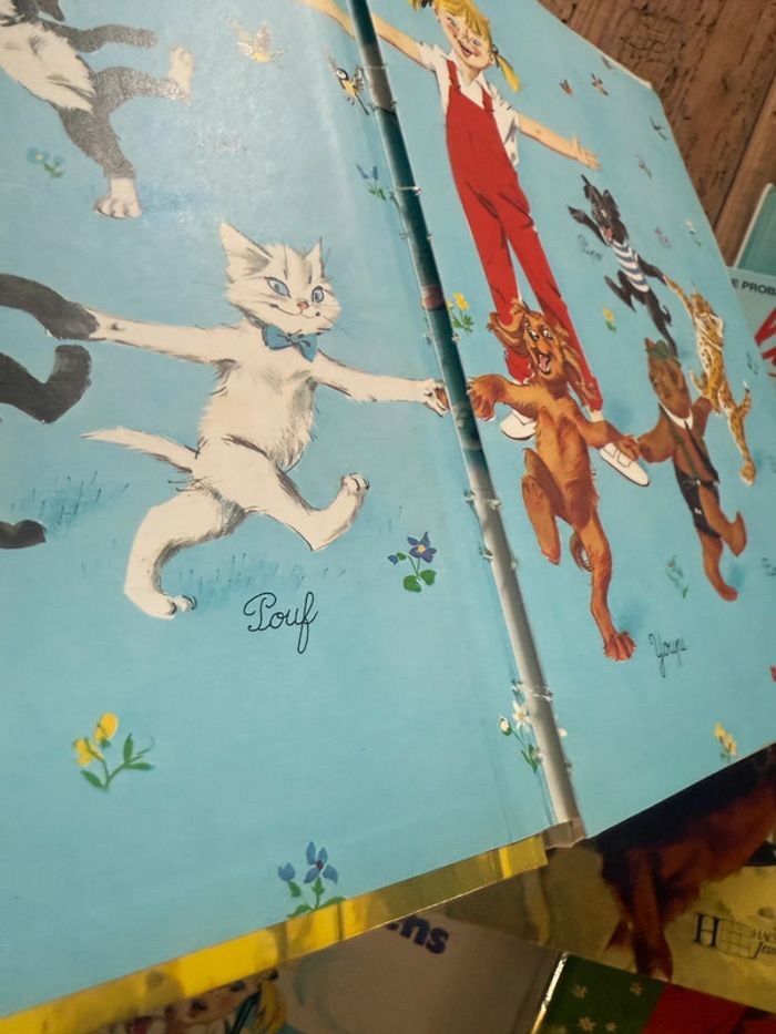 État satisfaisant moyen lot de 11 livres albums Caroline vintage Pierre Probst - photo numéro 11