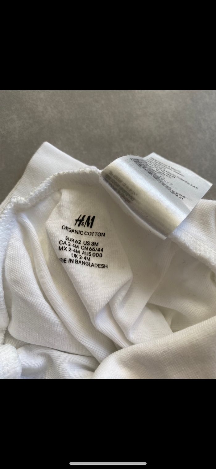 Ensemble Tee shirt manches longues et bas de pantalon Coton organic 3 mois - photo numéro 9