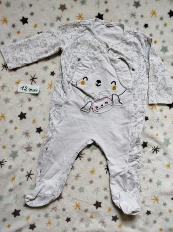 Pyjama lapin blanc