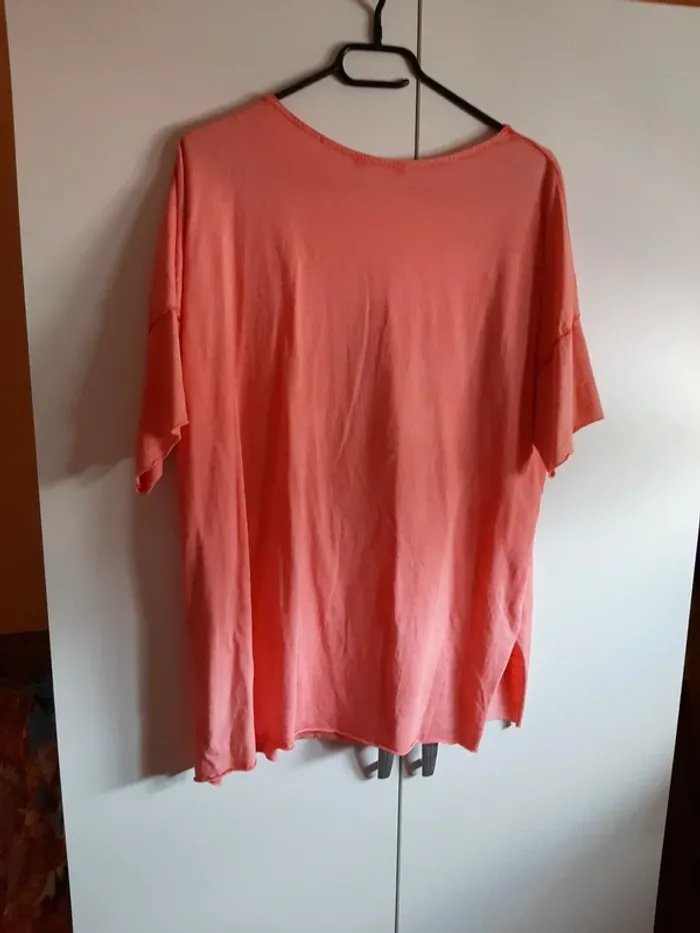 Tee-shirt corail - photo numéro 4
