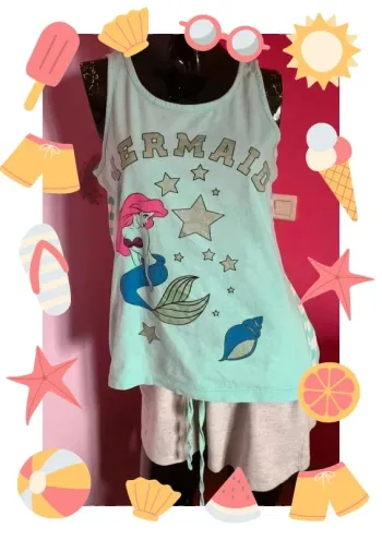 Ensemble pyjama / pyjashort femme Disney