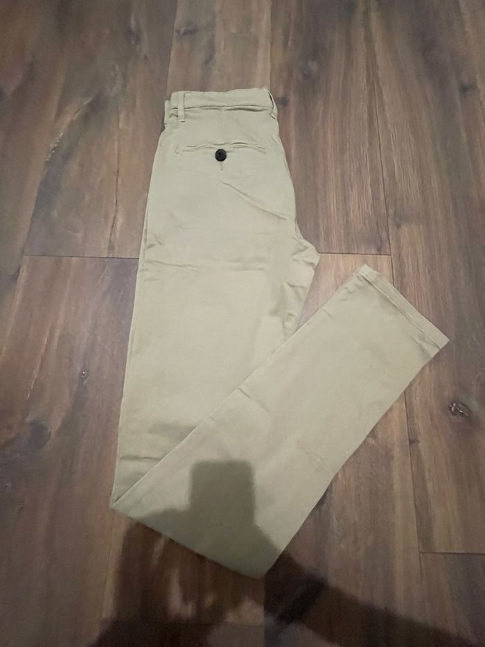 Jean beige homme