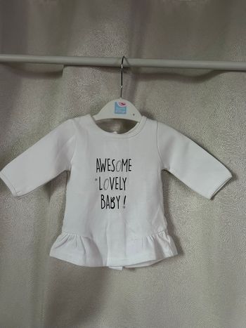 Pull tunique molletonné naissance Tex