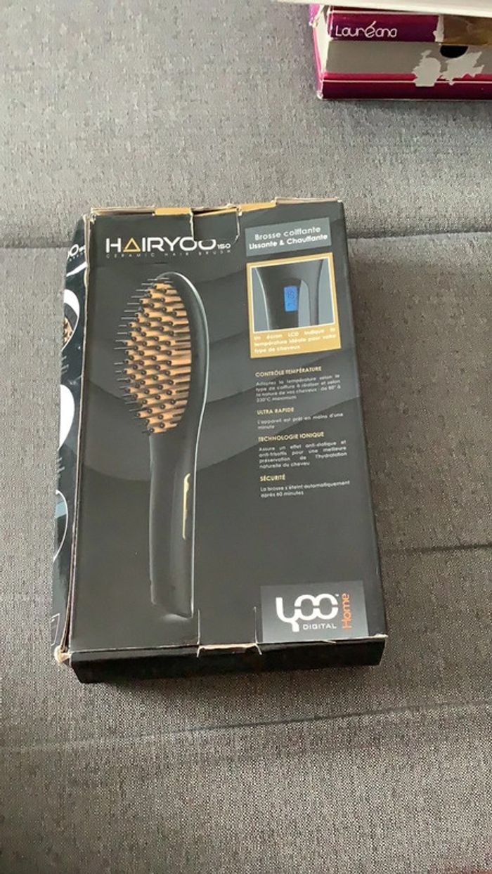 Broche chauffante lissant