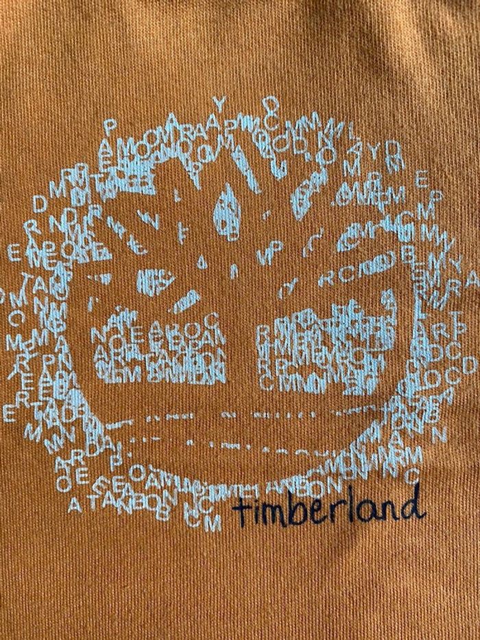 Teeshirt orange Timberland - 12 mois - photo numéro 2