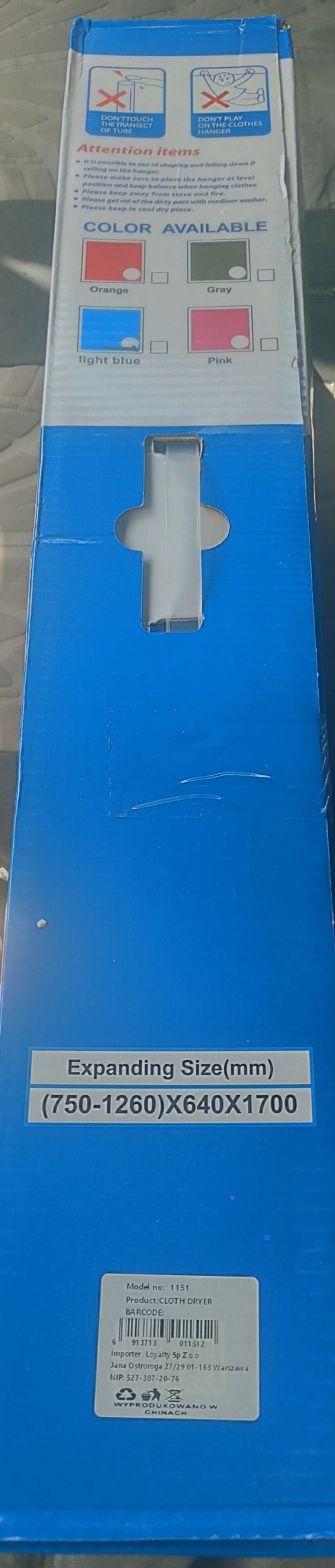 Séchoir à linge pliable capacité 50kg hauteur 178cm - photo numéro 7