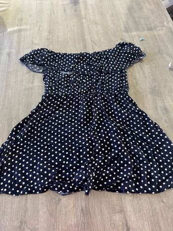 Tunique ou robe courte à pois