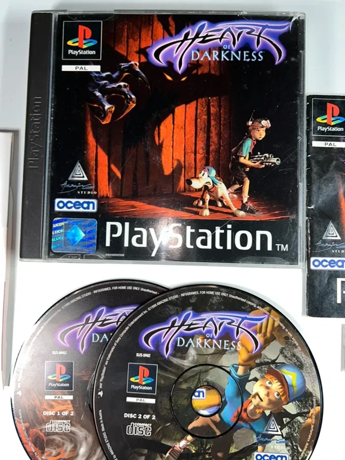 Heart of Darkness - Jeu PS1 complet lunette 3D VF Sony - photo numéro 4