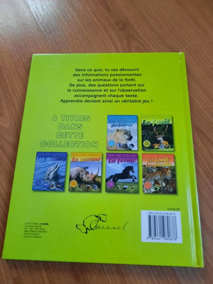 Livre quiz des animaux de la forêt - photo numéro 4