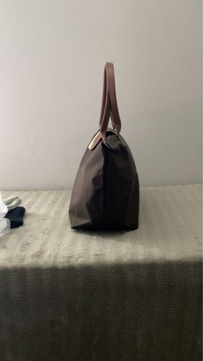 Sac Longchamp marron taille L - photo numéro 2