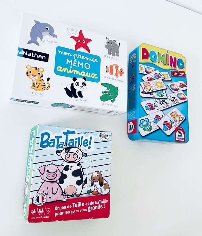Lot de 3 jeux de société enfant - photo numéro 2