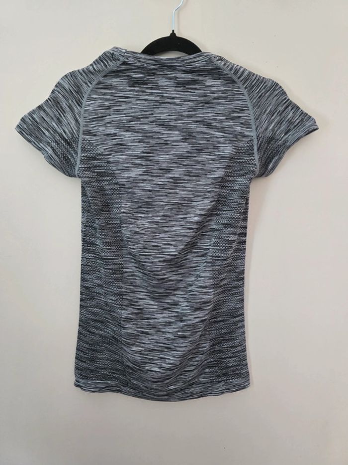 t-shirt sport femme stedman seamless gris s respirant fitness - photo numéro 4