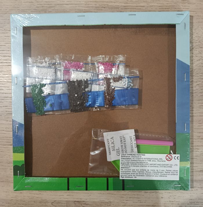 Diamond painting sur toile - Chat - photo numéro 3