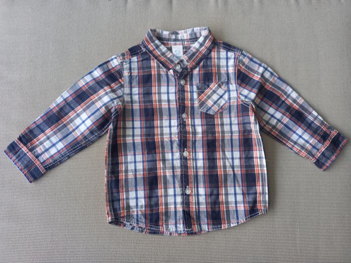 Chemise manches longues garçon Baby Club 80cm 12mois