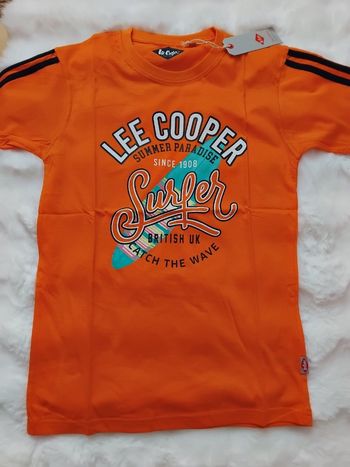 Tee-shirt garçon Lee Cooper neuf avec étiquettes 12 ans 