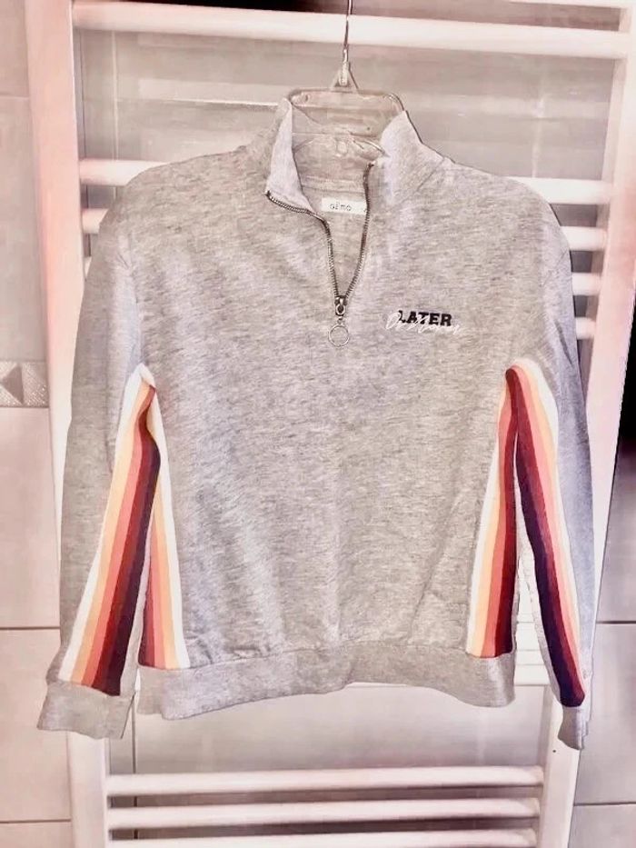 Pull sweat Gemo taille 12 ans en parfait état à 4 euros