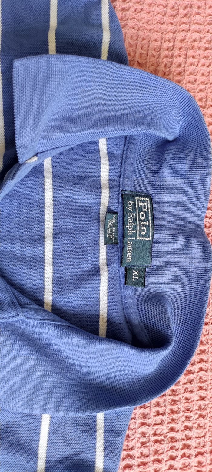Polo bleu rayures , Ralph Lauren - photo numéro 7