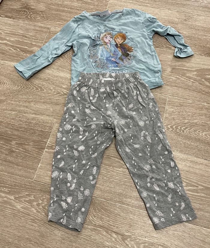 Pyjama 2 pièces la reine des neiges 2 ans - photo numéro 3