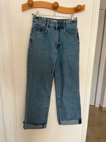 Jean large ourlet Zara