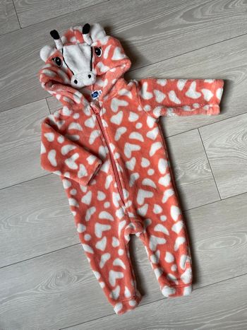 Combinaison pilou mixte girafe - 6mois