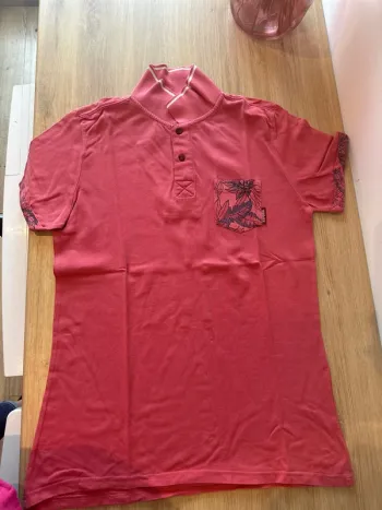 Polo homme kaporal rose