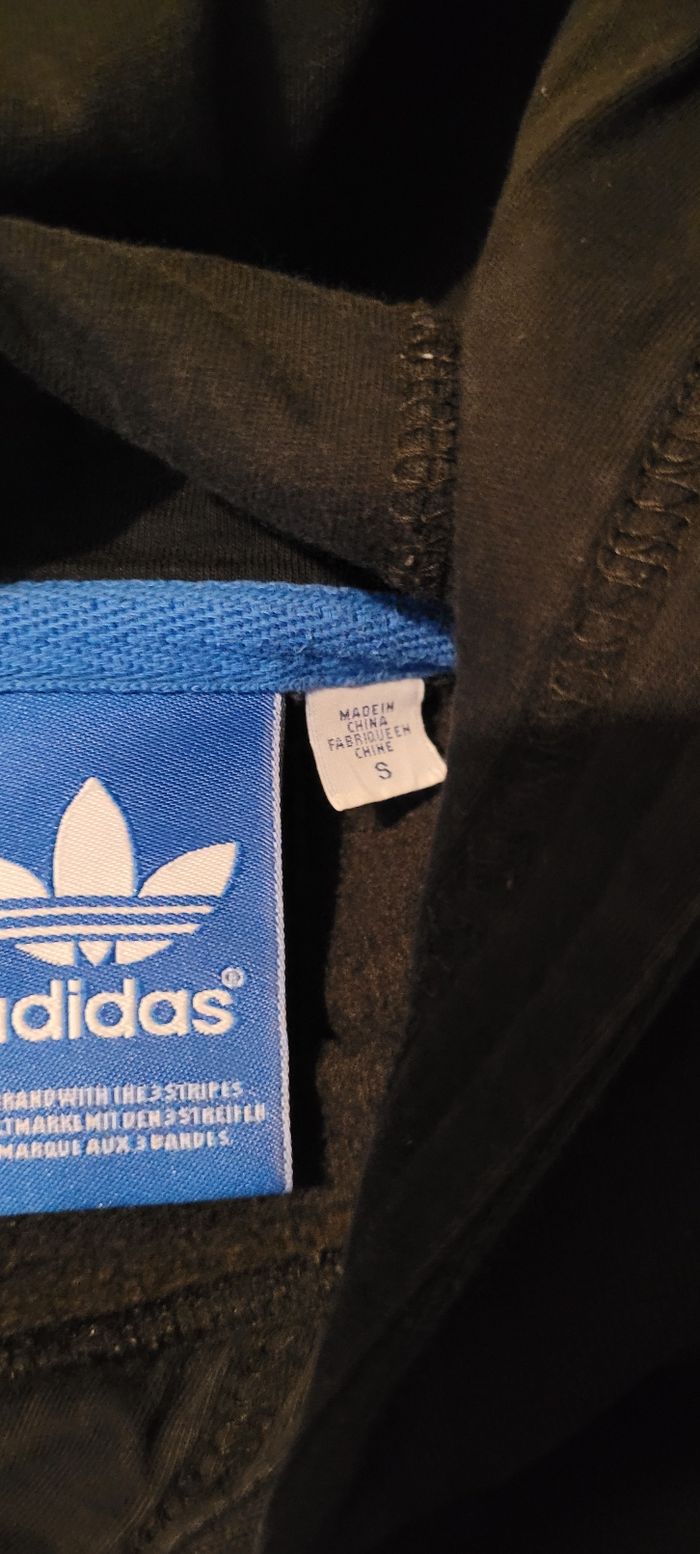 Hoodie Addidas, noir taille s - photo numéro 2