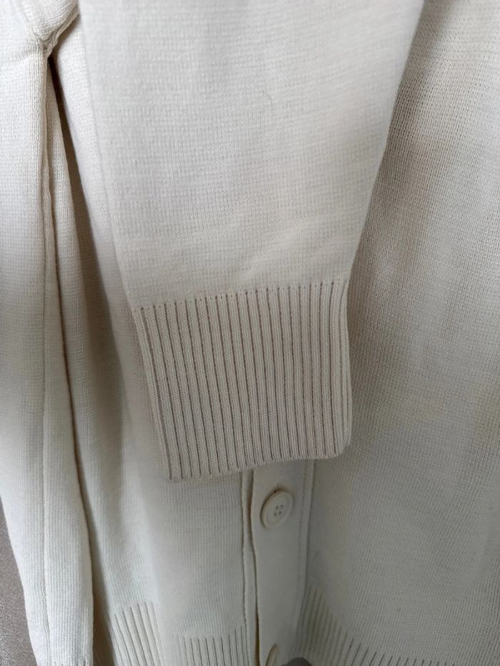 Gilet cardigan IKAO Paris crème - Taille M - Neuf avec étiquette - photo numéro 4