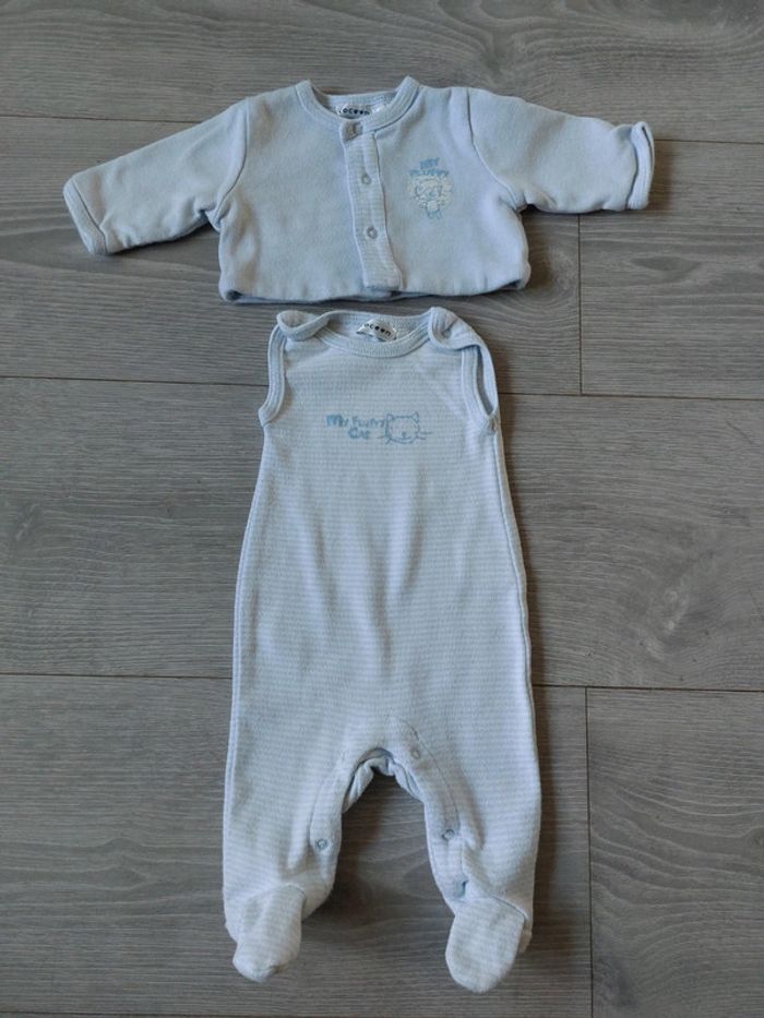 Ensemble Cocoon taille naissance / 50 cm