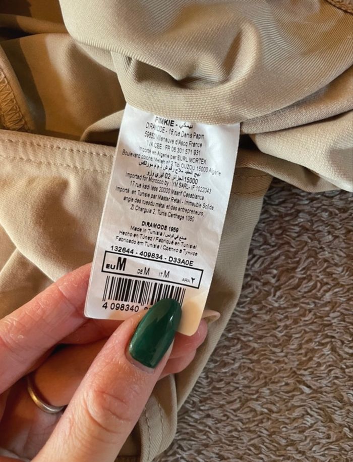 body col V beige PIMKIE - taille M, chic & près du corps - photo numéro 3