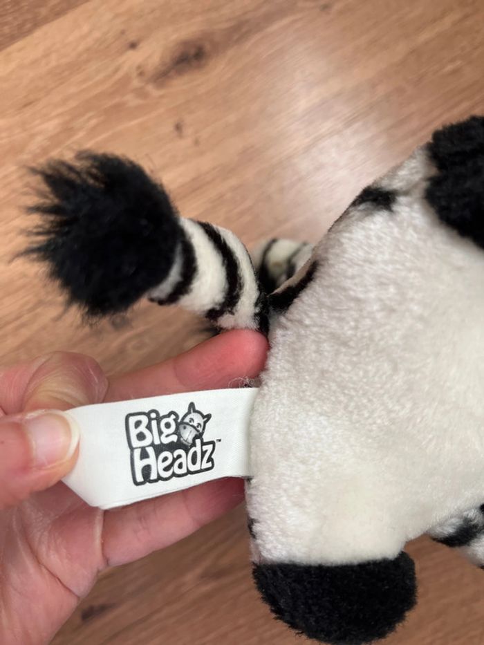 Peluche Big Headz Zèbre - photo numéro 6