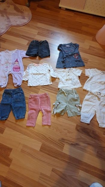 lot fille 3 mois 5 pièces facile pour la crèche