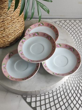Dessous tasses / soucoupe porcelaine MVX